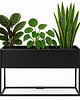kwietniki Kwietnik Metalowy CUBO 60x80x30cm czarny LOFT