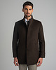 płaszcze i kurtki męskie Męski płaszcz wełniany rivara brązowy