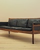 sofy i szezlongi Sofa palisandrowa Gunnar Myrstrand, skóra naturalna, lata 60.