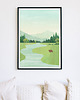 plakaty Szwecja - plakat przyrodniczy fine art