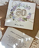 kartki scrapbooking Wyjątkowa ręcznie robiona kartka życzenia na 80 urodziny