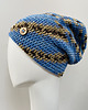 czapki damskie Czapka przejściowa cienka beanie smerf bawełna