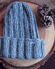 czapki damskie Czapka merino szara HANDMADE