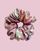 gumki do włosów Gumka jedwabna, scrunchie, frotka wiosenne kwiaty MAXI