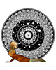 grafiki i ilustracje Mandala Bhujangasana