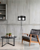 lampy podłogowe Nowoczesna lampa podłogowa na trójnogu PARYŻ GLAM