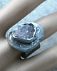 pierścionki - różne Roman Ancient Ring ;) surowy ametyst