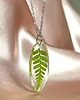 wisiory Naszyjnik z paprocią