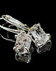 kolczyki srebrne Kolczyki srebrne diamond- herkimery
