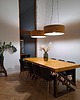 lampy wiszące Lampa wisząca LEEA - HANGING OAK  50 cm. Klosz fornir dąb.