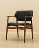 fotele Fotel Larsen & Bender Madsen, Fritz Hansen, dąb, lata 70.