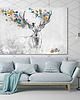 obrazy OBRAZ NA PŁÓTNIE -  120x80cm - DEER
