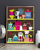 plakaty Kuchenne półki - plakat - art giclee