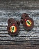 kolczyki soutache Smocze oko - kolczyki soutache