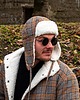 czapki i kapelusze męskie Ciepła Czapka W Stylu Aviator Z Nausznikami