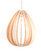 lampy wiszące Drewniana lampa industrialna sufitowa ABAŻUR HIT