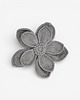 broszki Broszka kwiat XL - szara