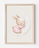 obrazy i plakaty do pokoju dziecięcego Plakat Na Ścianę Dla Dziewczynki Różowe króliczki nr. 12