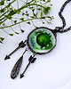 wisiory Boho w zieleni
