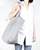 torby XXL Big Lazy bag torba jasnoszara na zamek / vegan