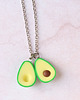 naszyjniki - inne Naszyjnik dla przyjaciółek połówki awokado