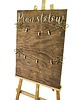dodatki ślubne Plan stołów na wesele 50x70 cm