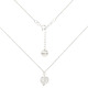 chokery Srebrny choker pancerka z listkiem