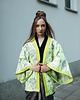 ubrania różne Limonkowe kimono