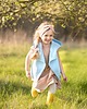 bluzy dla dziewczynki Kamizelka dziecięca - błękitny