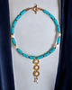 kolie Naszyjnik : kolekcja summer ocean :: PERŁY & LAWA turkusowa II