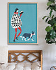 plakaty Plakat - Zaczytany spacer - 50x70 cm