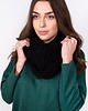 szale damskie Stylowy, warkoczowy komin - SZ003 czarny
