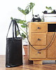 torby na ramię Shopper XL torba czarna na zamek