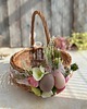 koszyki wielkanocne Wielkanocny koszyczek na święconkę, koszyczek z dekoracją