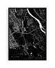 plakaty Plakat Mapa Wilanów, dzielnice Warszawy