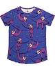 t-shirty dla chłopców T-shirt Fioletowy Leniwiec