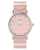 zegarki damskie Zegarek - Simple różowy - brzoskwiniowy róż