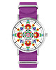 zegarki damskie Zegarek - Folkowa mandala - amarant, nato