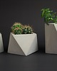 doniczki ZESTAW doniczek  betonowych  Ikosahedron 1+2+3