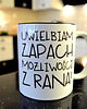 kubki Kubek ZAPACH MOŻLIWOŚCI z CZARNYM WNĘTRZEM