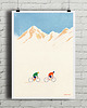 plakaty W górach na rowerze - plakat fine art