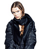 szale damskie Cashmere scarf / black