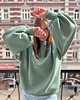 bluza bez kaptura damska Affair / bluza bawełniana z obszernymi rękawami