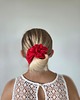 gumki do włosów Gumka jedwabna, scrunchie, frotka flame red MAXI