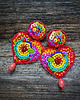 kolczyki soutache Kolekcja Frida - kolczyki kolorowe serca