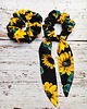 gumki do włosów Pela' SCRUNCHIE Sunflower ze wstążką