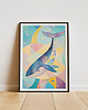 plakaty Plakat - Orka w pastelach