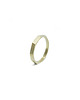 pierścionki - różne POLYGON MINI ring / satin brass