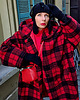 płaszcze damskie New Kurtka/ Płaszcz krata Wool