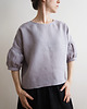 bluzki - inne Bluzka "COSMOS" szary, 100% len